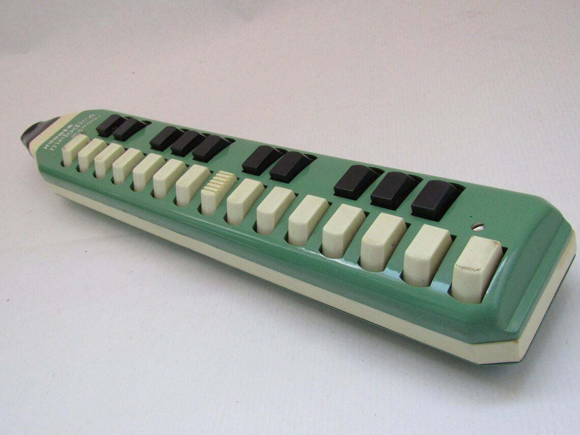 Vintage Hohner Soprano green Melodica Musical Instrument with Etsy