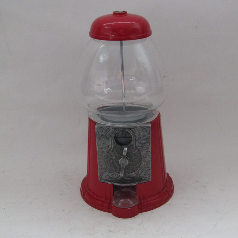 Antique cast iron gumball machine