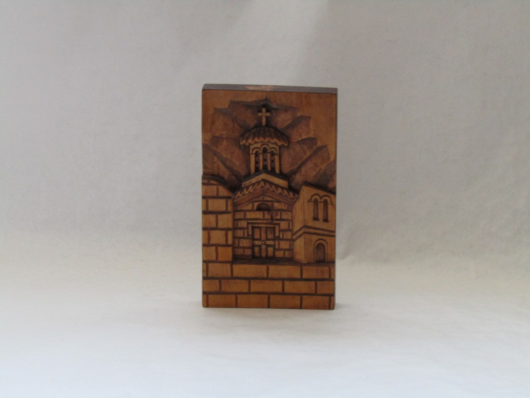Church Sculpture, Church Wooden Sculpture, Antique Church Decor