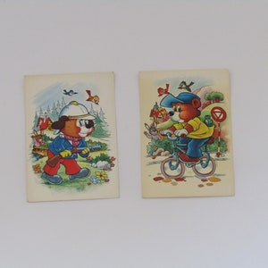 Kinderzimmer Dekor farbige Postkarten, Kinderzimmer Dekor junge, Vintage Kinder Postkarten, seltene Postkarten, Kinderzimmer Postkarten, Sammler Postkarten