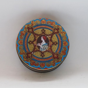 Vintage tin container - vintage box - antique tin box - vintage tin box - rare box - antique tin container - vintage tin - old tin box