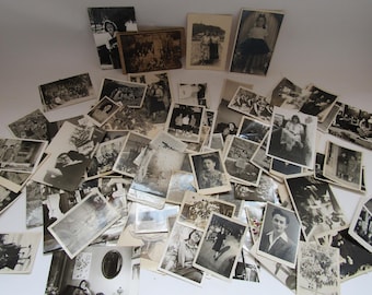 Vintage Black & White Photos: Ladies, Women, Girls (90 Count, 1946-1970)