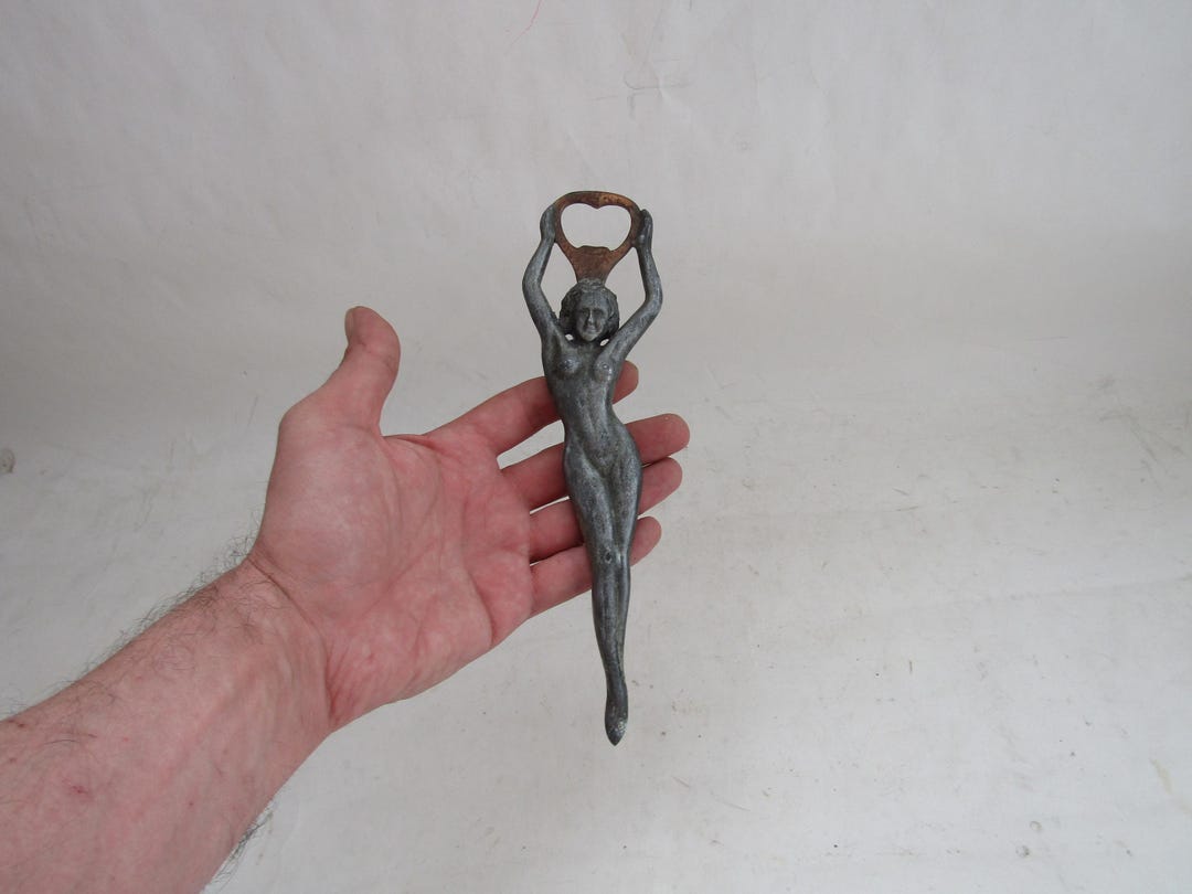 Nude Woman Bottle Opener - Art Deco Bottle Opener - Vintage Bottle