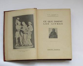 Libro francés antiguo: Au Seuil de la Vie, tapa dura ilustrada
