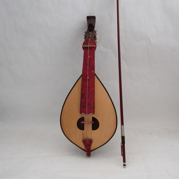 Antique Creatn Lyra, Vintage musical instrument, Folk musical instrument, handmade musical instrument, Cretan Lyra, Lyra musical intrument