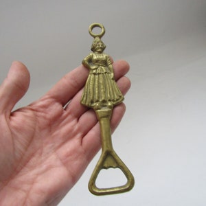 Dutch woman bottle opener - antique bottle opener - vintage bottle opener - old bottle opener - retro bottle opener - beer opener - for him