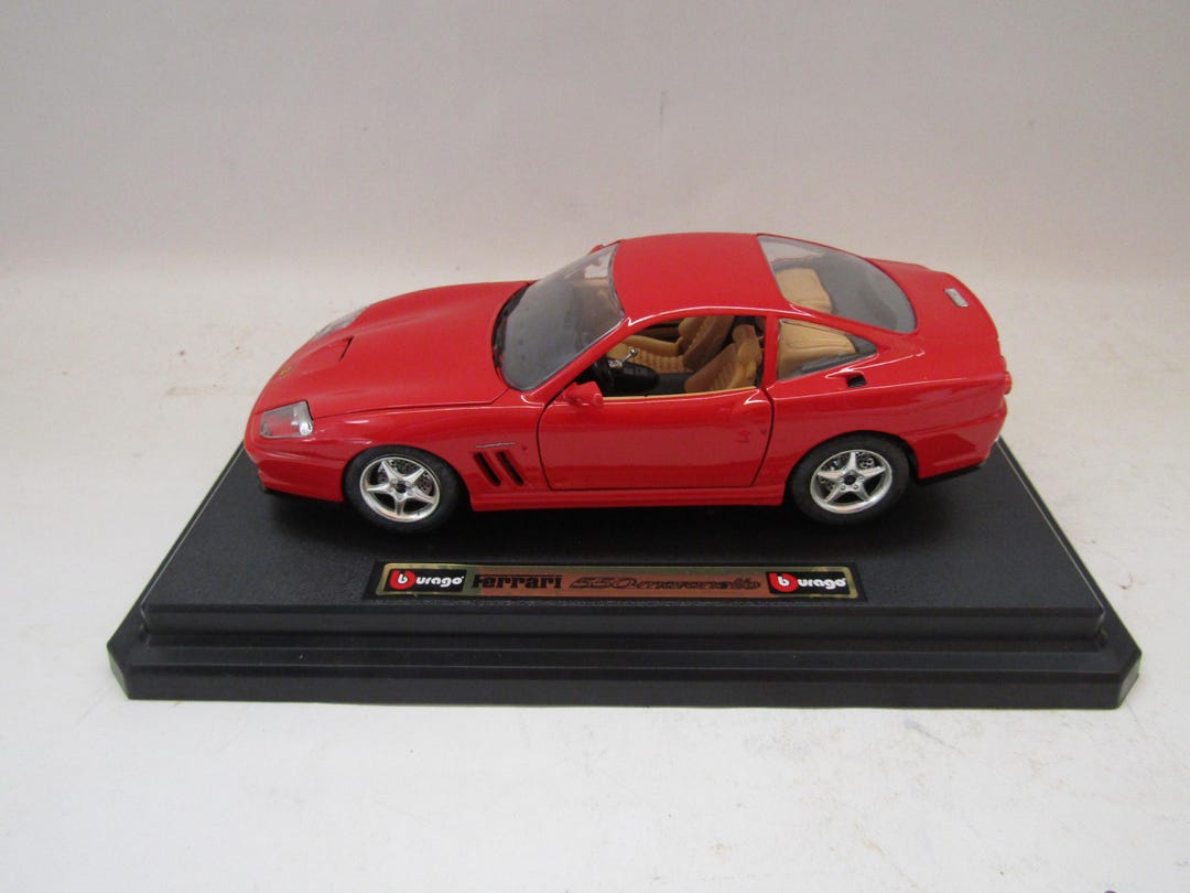 Burago Ferrari 550 Maranello Diecast Model Car 1/24 - 1996 - Etsy