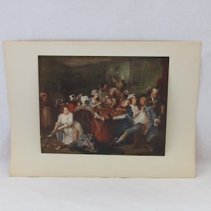 painting art print, William Hogarth art print, rare art print, for framing, orgy image, orgy picture, for collection, for gift, for wall