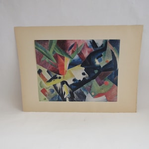 Franz Marc, Franz Marc art print, abstract art print, abstract expressionism art print, expressionism art print, Franz Marc Mandrill
