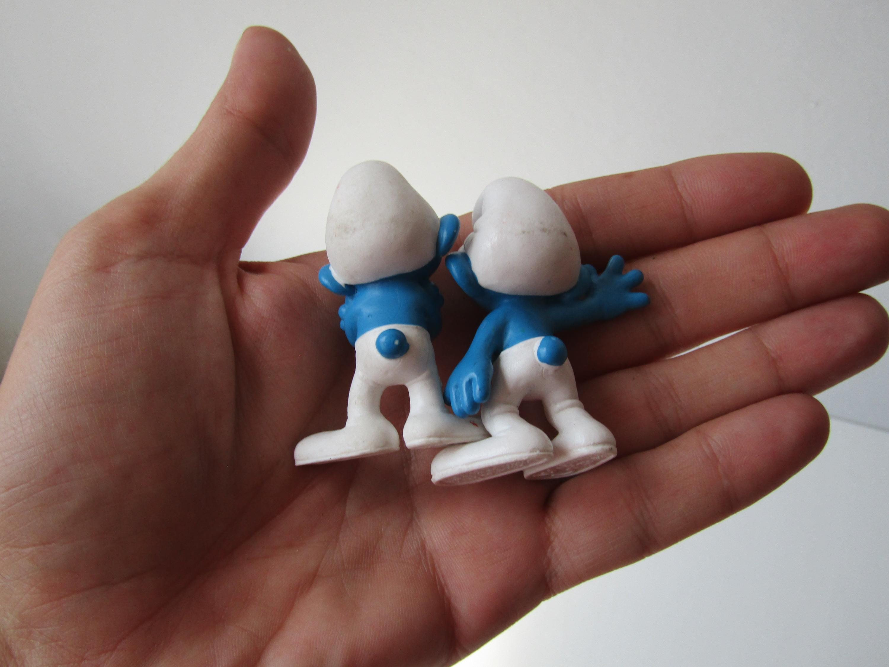 Vintage Set of 3 Original Smurfs by Peyo, Vintage