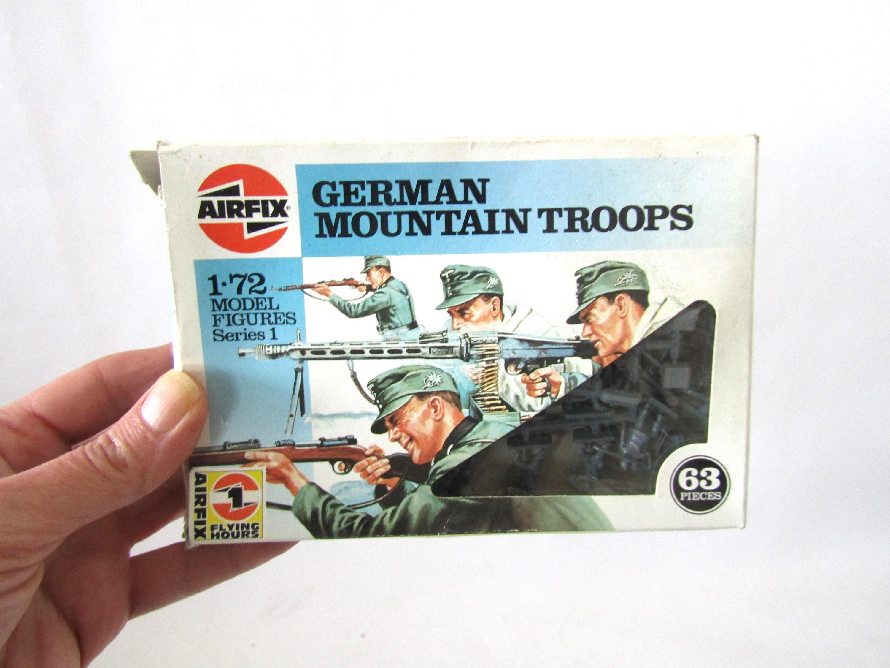 Airfix, German Mountain Troops, WW II, 1/72, 1986, Humbrol