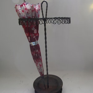 umbrella stand antique, Mid Century umbrella stand, old time umbrella stand, shabby umbrella stand, iron cast umbrella stand, umbrella stand