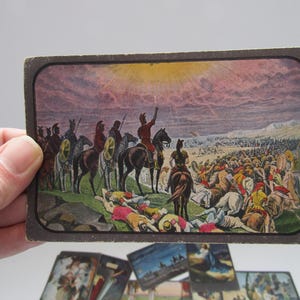 Cartoline cristiane antiche francesi, immagini bibliche, arte cristiana, cartoline litografiche, cartoline colorate d'epoca, lotto di 30 cartoline