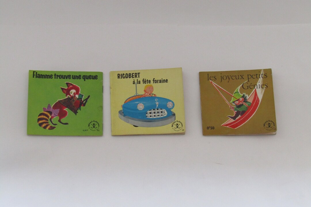 Vintage French Children's Books, French Children's Books, French Kid's Books, French Children's