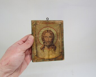 Leichentuch von Turin-Ölgemälde handgemalt 90x60cm Jesus Christus 
