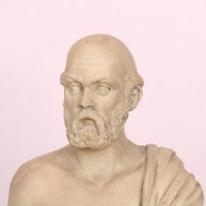 Socrates Resin Sculpture: Greek Neoclassical Statue