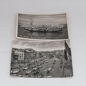 Cartes postales de Venise Cartes postales antiques de Venise, cartes postales de gondole, souvenir de Venise, vieilles photos de Venise, vieille ville de Venise, image de Venise, pour cadeau