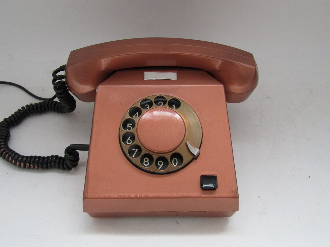 Rotary Telephone, Old Fashioned Telephone, Telephone 1970s, Vintage