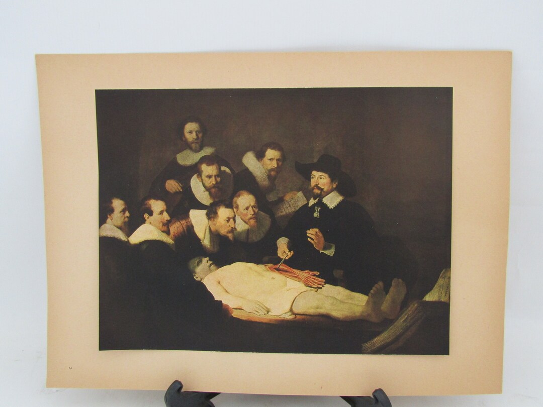 Die Anatomie Des Dr Tulp Rembrandt www.etsy.com