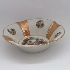Vintage fine Alka Kunst Alboth and Kaiser Bavaria porcelain bowl - porcelain bowl - German  porcelain - Germman pottery - German antique