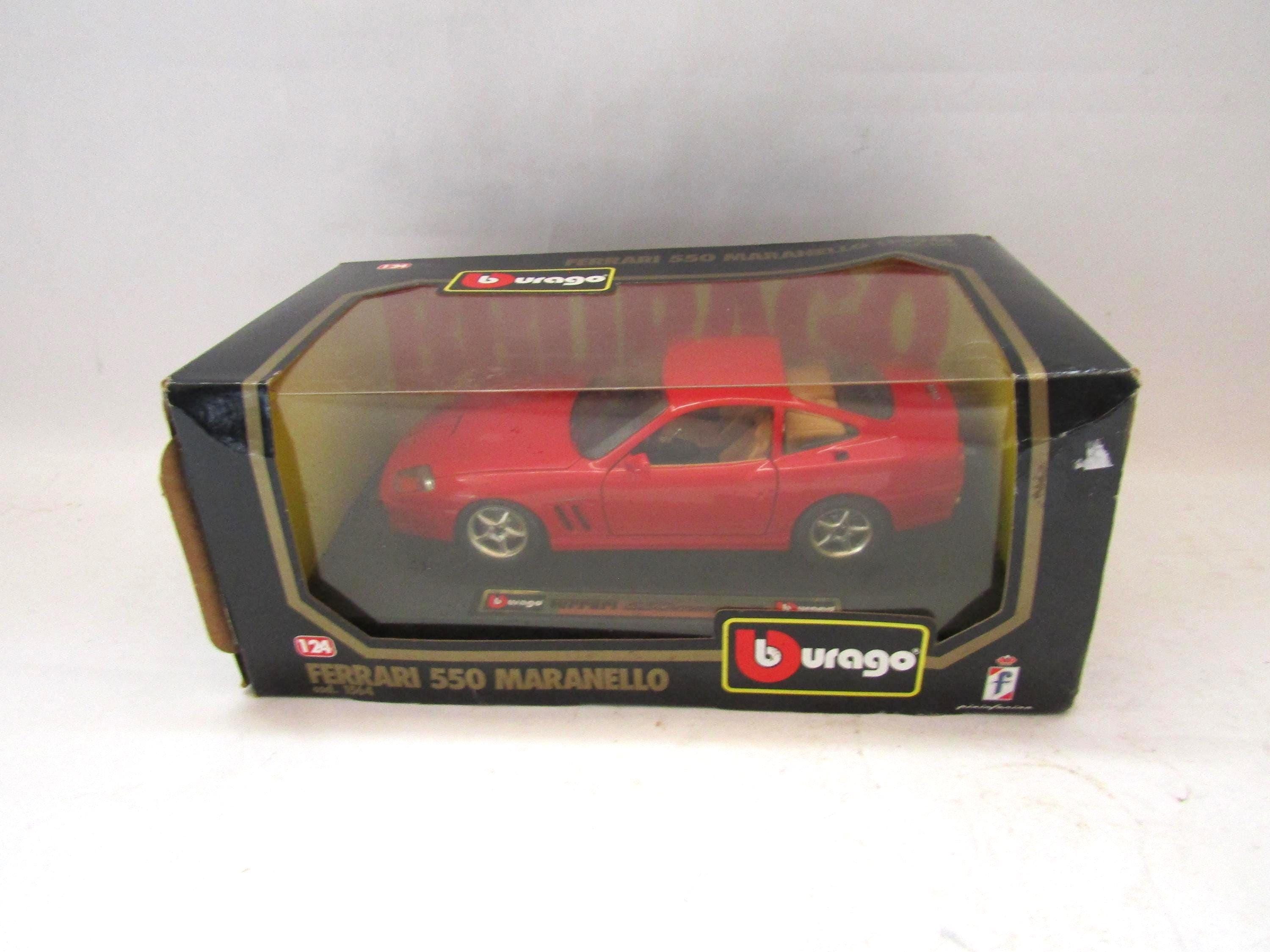 Burago Ferrari 550 Maranello Diecast Model Car 1/24 - 1996 - Etsy