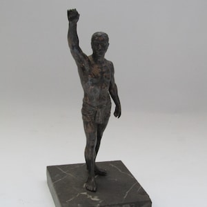 Sculpture art déco, figurine art déco en bronze, homme art déco, statue art déco, cadeau unique, sculpture d&#39;homme art déco, sculpture art déco en bronze