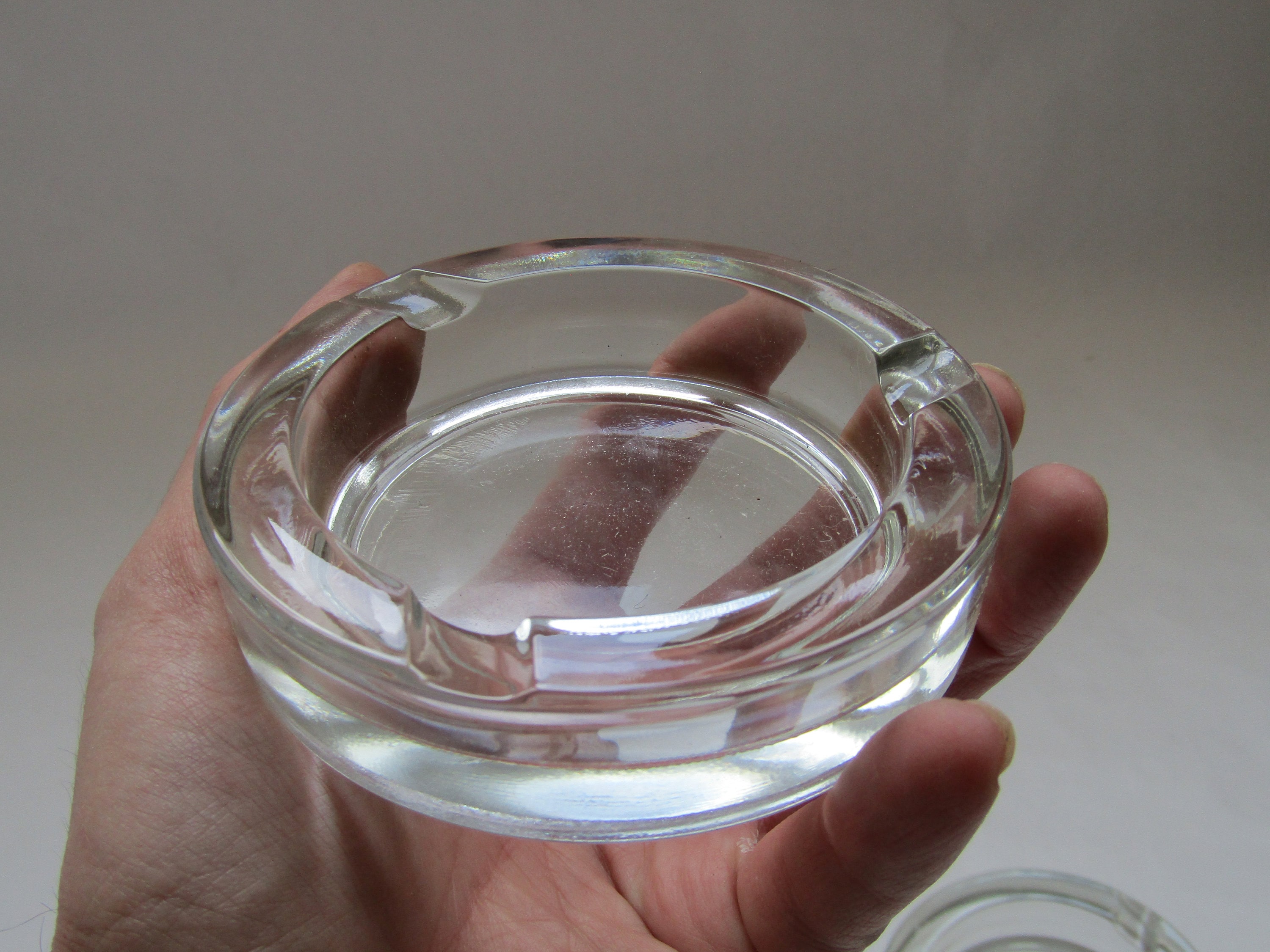 Vintage Glass Ashtrays Vintage Glass Ashtrays Set Ashtrays Etsy UK
