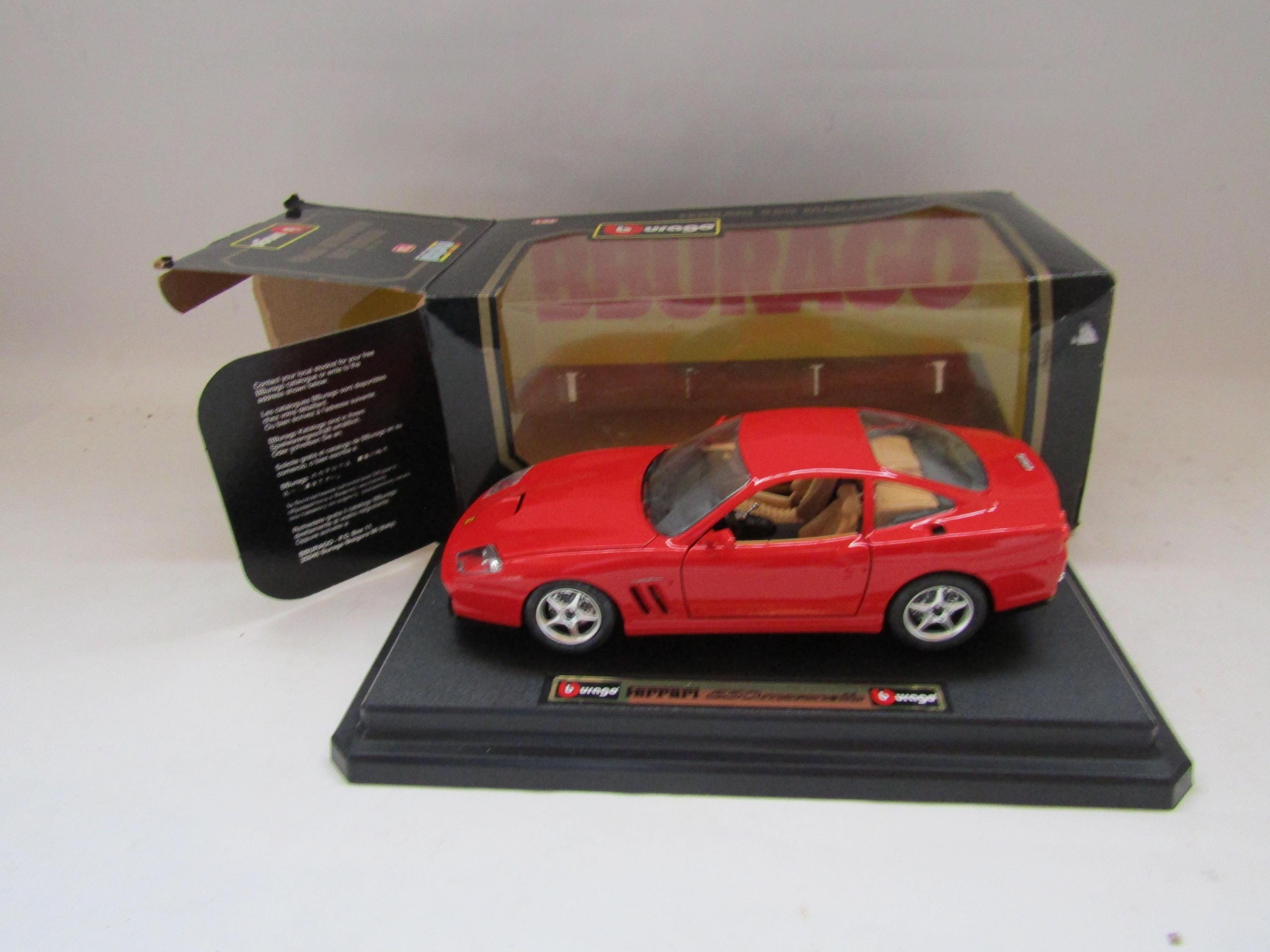 Burago Ferrari 550 Maranello Diecast Model Car 1/24 - 1996 - Etsy