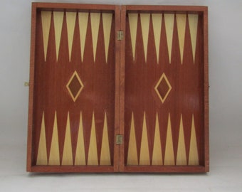 vintage wooden backgmmon board, backgammon board wood, big backgammon board, backgammon board handmade, handmade wood backgammon board