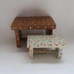 vintage wooden Stool, wooden stool set, wooden Stool vintage, vintage Stool, Old Stool, wooden stool children, folk wooden stool, stool wood