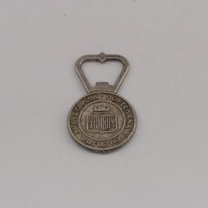 vintage Greek iron advertising bottle opener, vintage bottle opener, Greek bottle opener,iron bottle opener, advertising bottle opener.