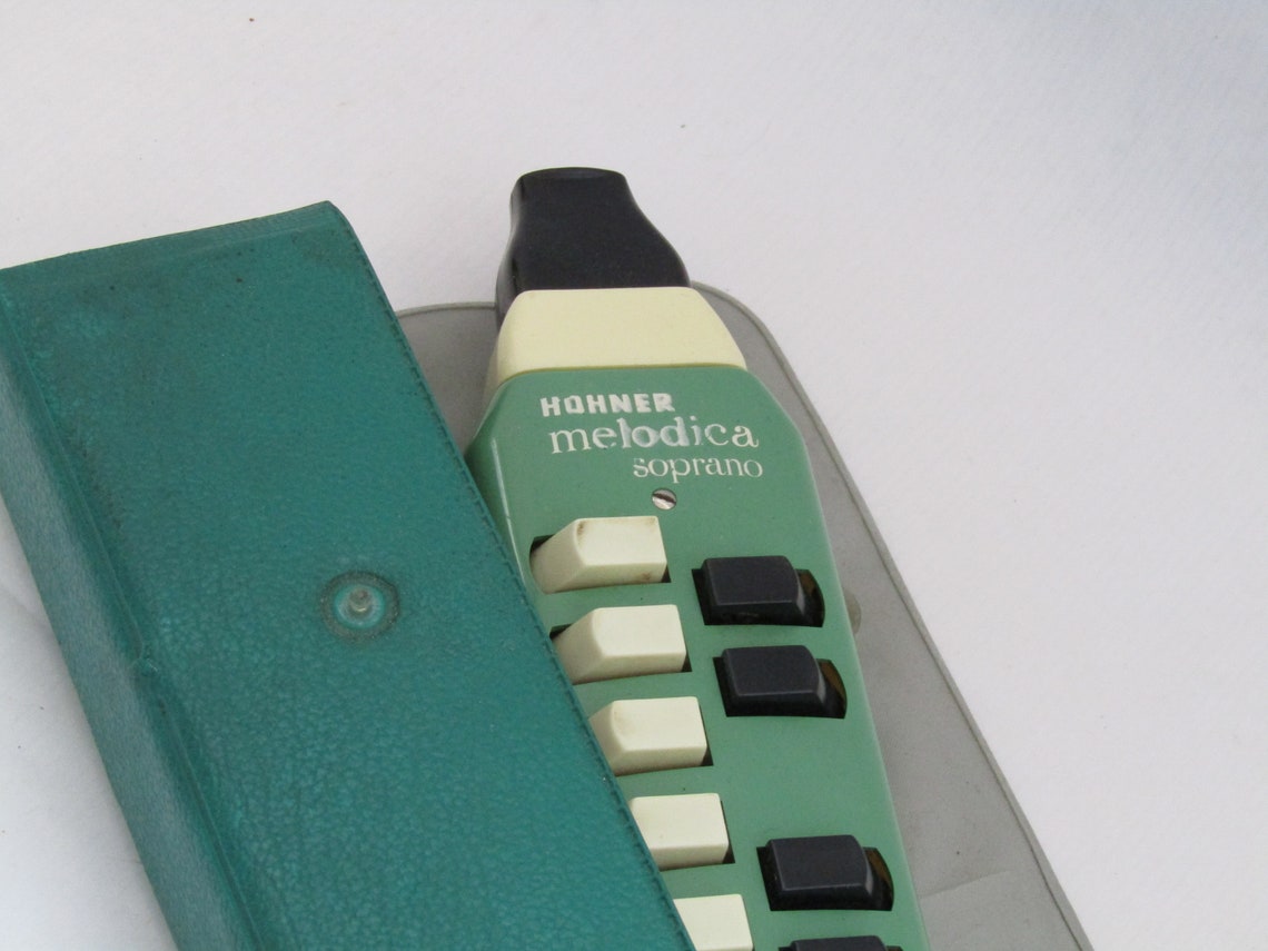 Vintage Hohner Soprano green Melodica Musical Instrument with Etsy