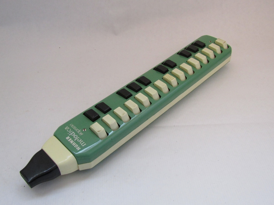 Vintage Hohner Soprano green Melodica Musical Instrument with Etsy