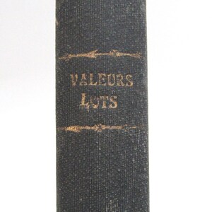 Frans antiekverzekeringsboek: Code des Valeurs, 1891, 1e editie