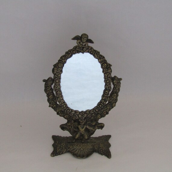 Art Nouveau Mirror. Art Nouveau Vanity Mirror Vanity Mirror Etsy
