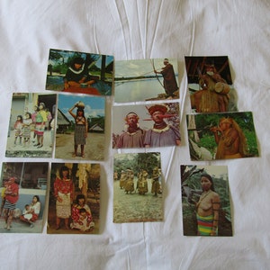 Vintage Postkarten Peru - Ecuador, folkloristische Postkarten, Vintage Volkspostkarten, Kostüme Postkarten, Peru Postkarten, Ecuador Postkarten