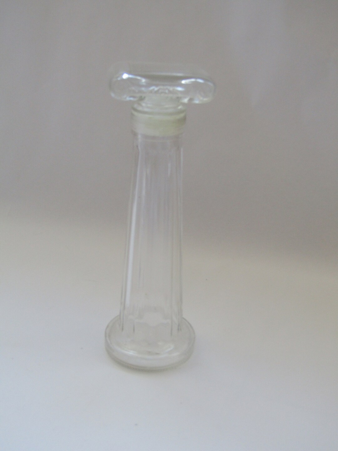 Antique Glass Bottle Collectors, Antique Glass Column Shapped, Antique