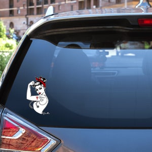 Girl Power Decal Nurse Life - Rosie Nurse - Doctor Rosie