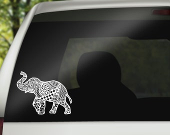 Details about   elephant love heart trunks vinyl decal car bumper sticker 228 
