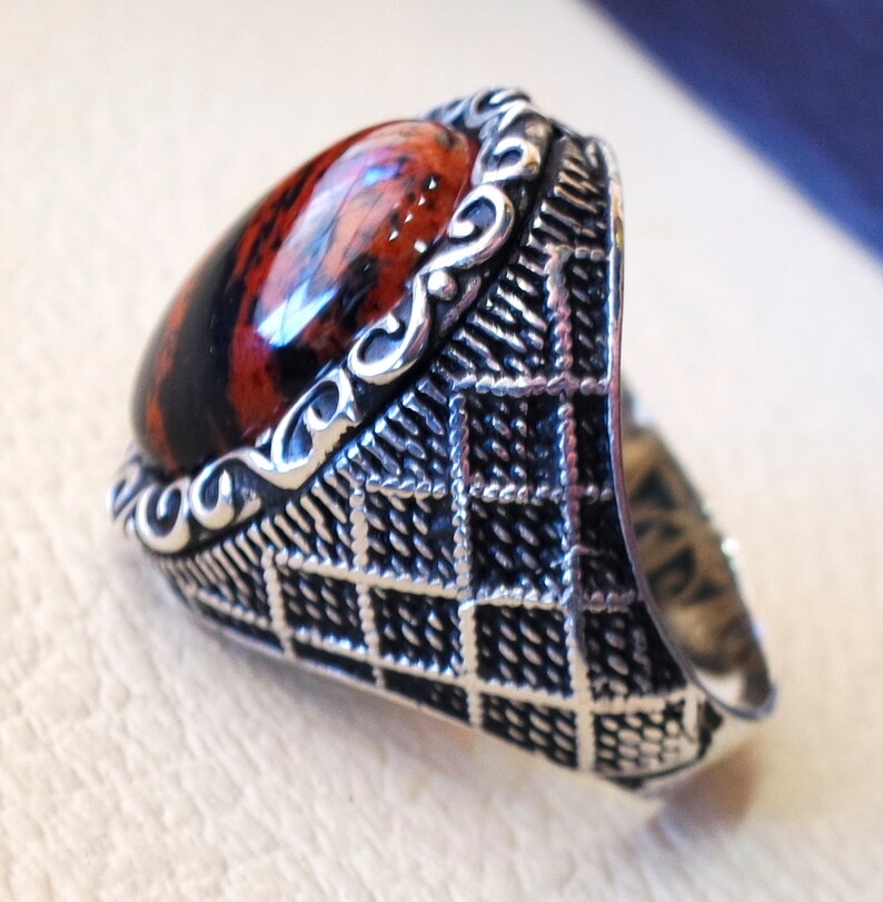 obsidian jewelry male