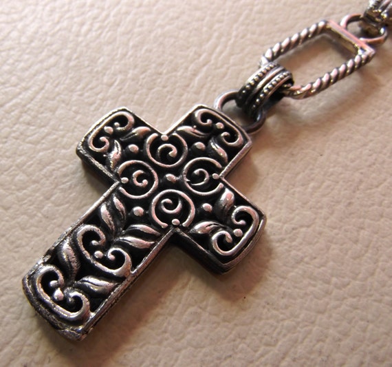 Key Chain Holder Cross Sterling Silver 925 Middle Eastern | Etsy