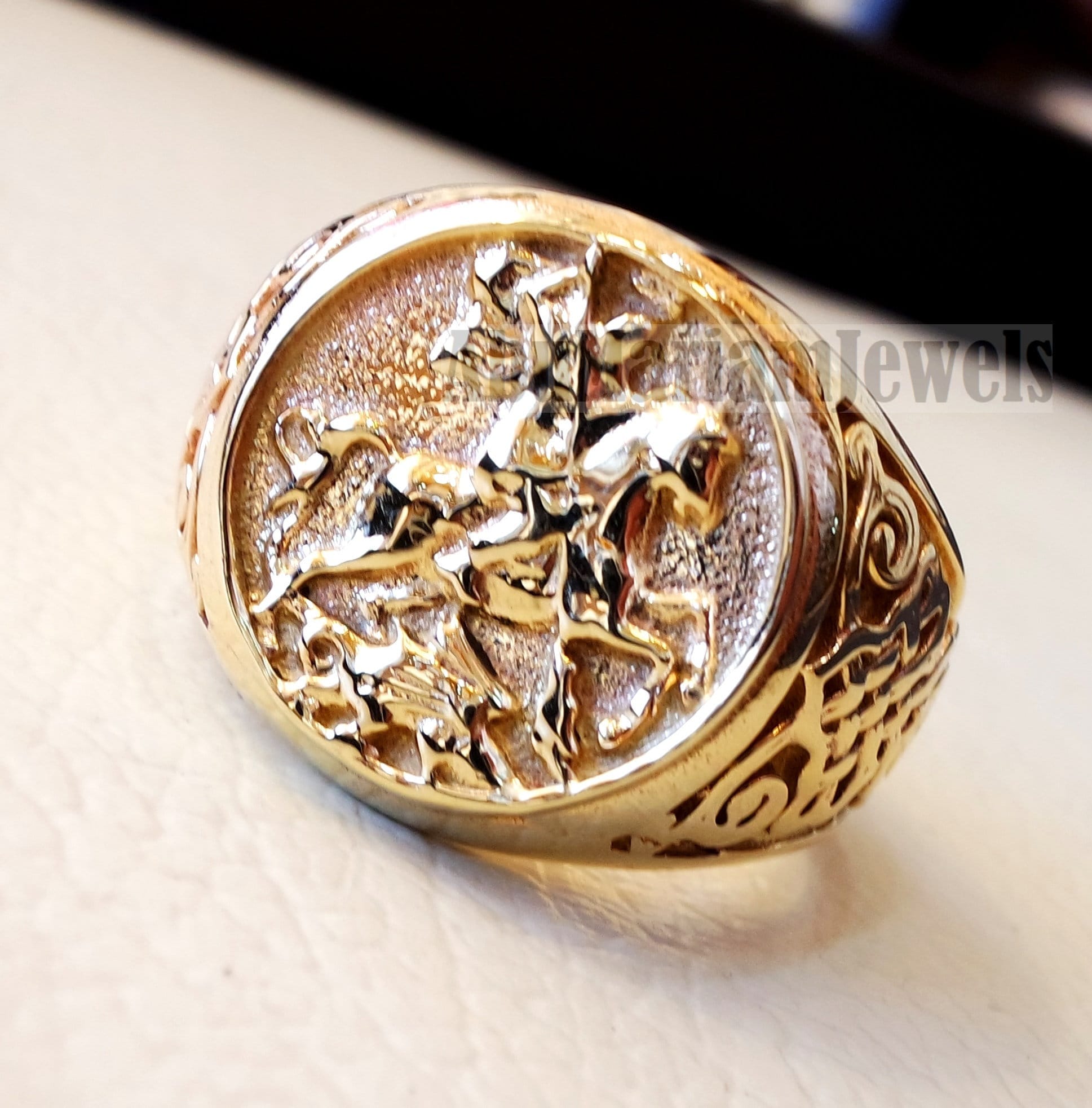 St george gold ring online