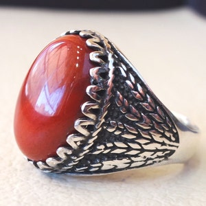 Anello Rotondo In Argento Sterling 925 Con Turchese - Foto 9