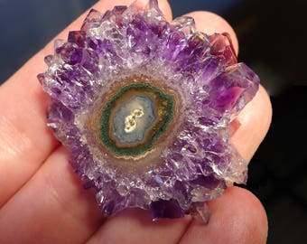 AMETHYST STALACTITE Slice