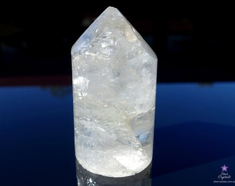 CLEAR QUARTZ  - CYLINDER Crystal - Clear Quartz Generator - Clear Quartz Crystal - Clear Quartz Tower - Quartz Crystal - Rainbow Crystal