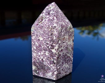 LEPIDOLITE - GENERATOR - Lepidolite Crystal - Lepidolite Tower - Purple Crystal - Gift for Her - Lepidolite Mica