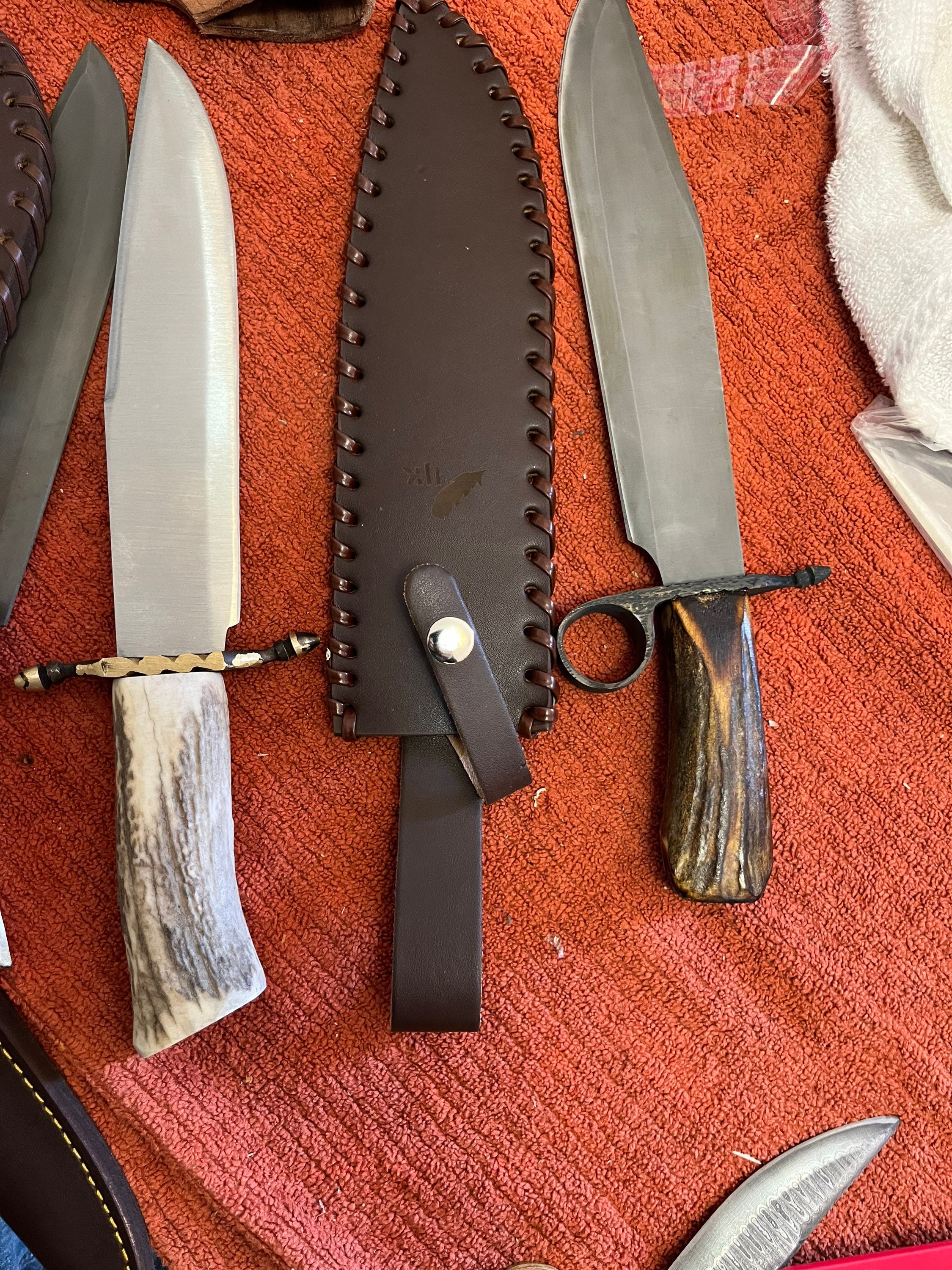 Tombstone Ike / Billy Clanton Bowie Knife Custommade Hand Grind 1095 Steel. Normally Have One