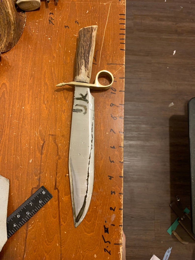 Tombstone Ike / Billy Clanton Bowie Knife Custommade Hand Etsy