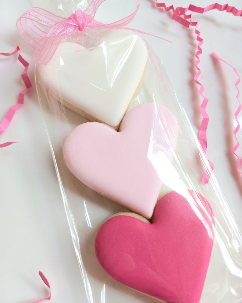 Cookie Favors Mini Heart Cookies Wedding Cookie Favors Etsy
