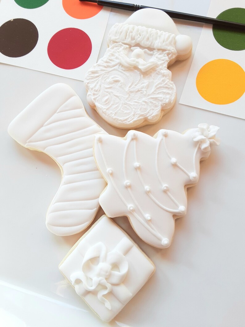 Paint Your Own Cookie Set Several Themes to Choose From Etsy